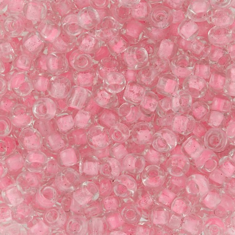 Бисер круглый Zlatka 11/0, 0131-0140, 2 мм, цвет: №0137 розовый, 100 г