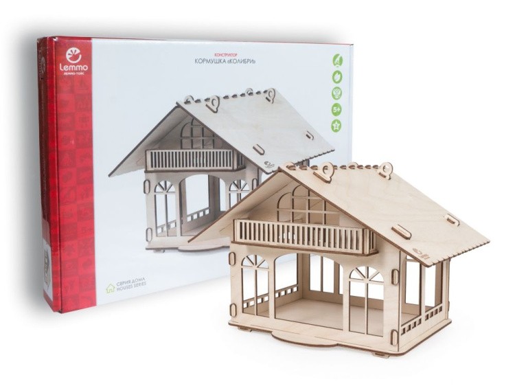 Конструктор из дерева «Кормушка Колибри», Lemmo — картинка 5