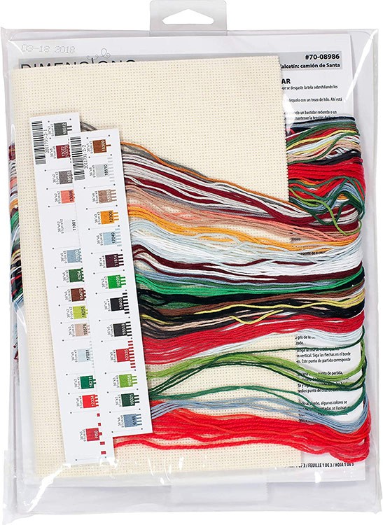 Набор для вышивания «Сапожок. Грузовик Санты» — картинка 5