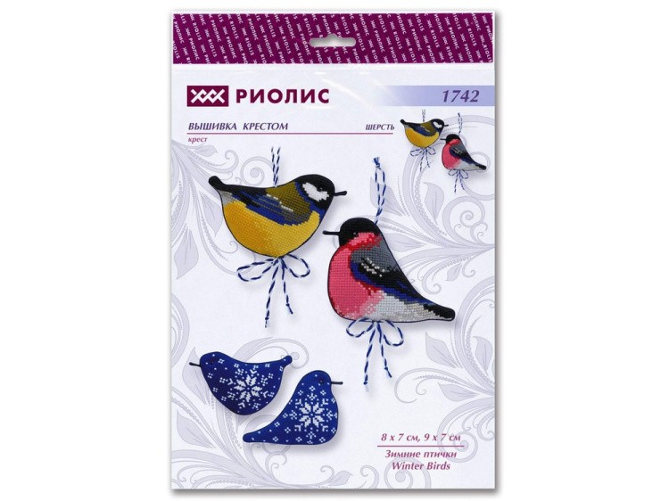 Набор для вышивания «Зимние птички» — картинка 2