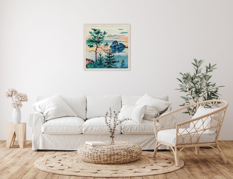 Алмазная вышивка «Красоты Байкала» — картинка 3