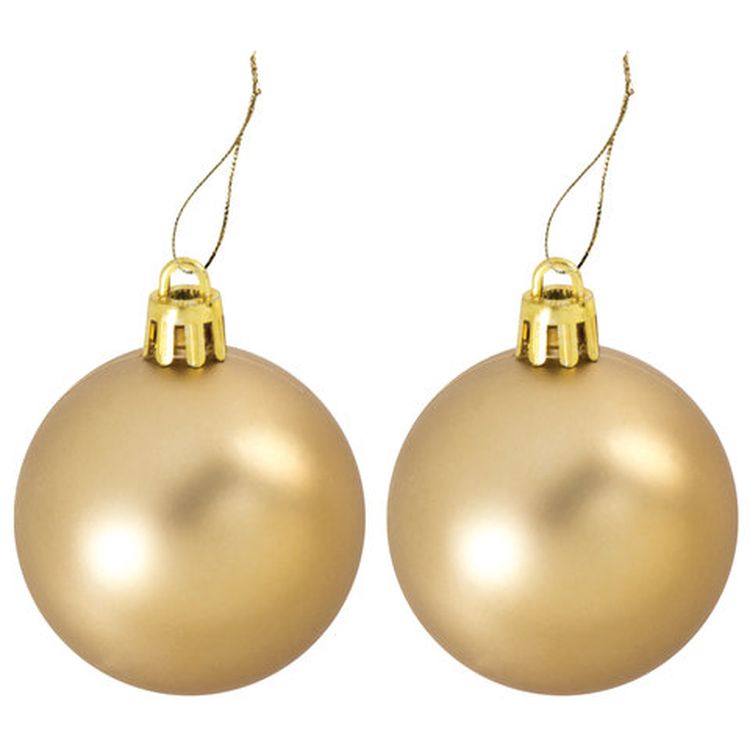 Набор украшений для ели, 39 предметов, золотистый цвет — картинка 4