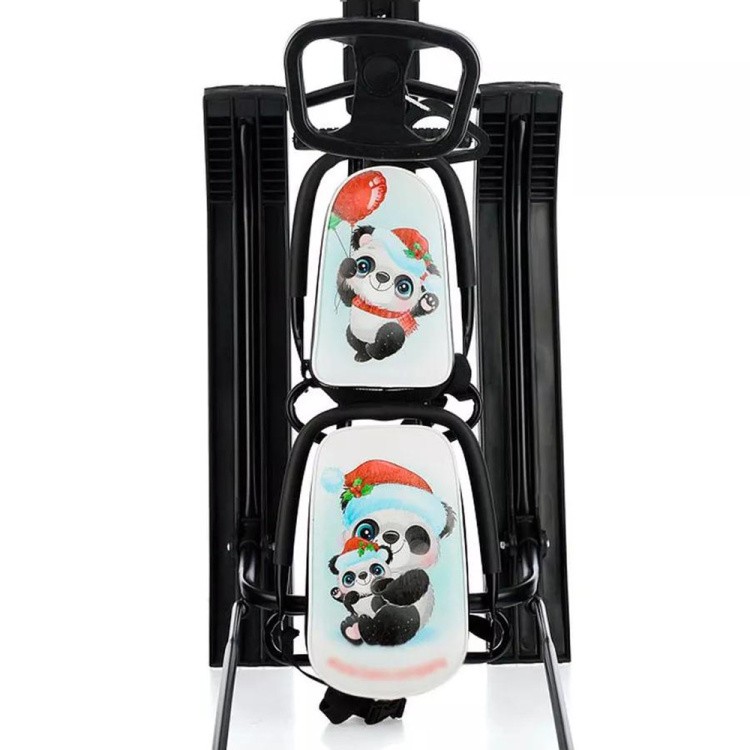 Снегокат детский 505 TWINS BABY PUSH со спинкой для двоих — картинка 5