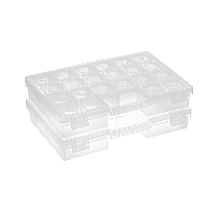 Коробка пластиковая для швейных принадлежностей, цвет: прозрачный, Gamma  — картинка 2