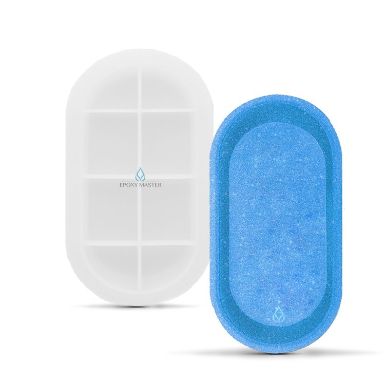 Силиконовый молд Epoxy Master блюдце овал, 20х10 см — картинка 2