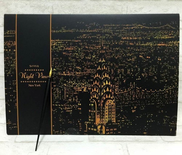 Скретч-картина «Нью-Йорк» — картинка 11
