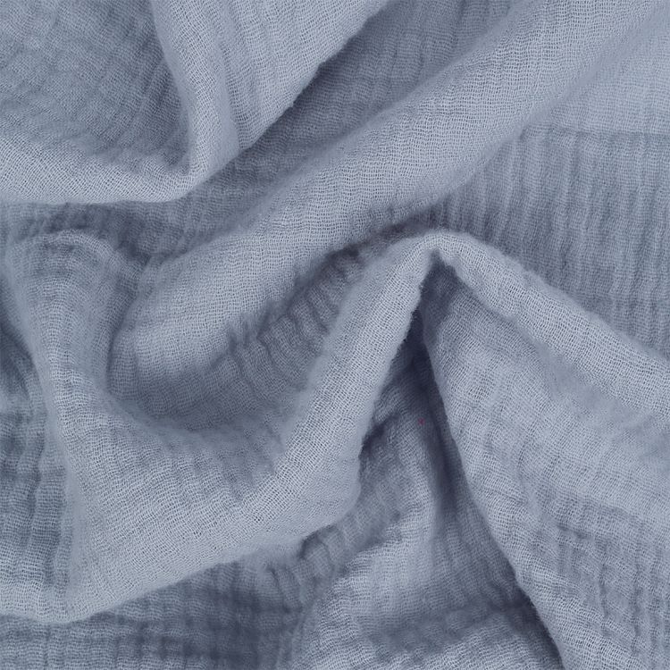 Ткань Муслин, 1 м х 130 см, 125 г/м², цвет: светло-серый, TBY — картинка 3