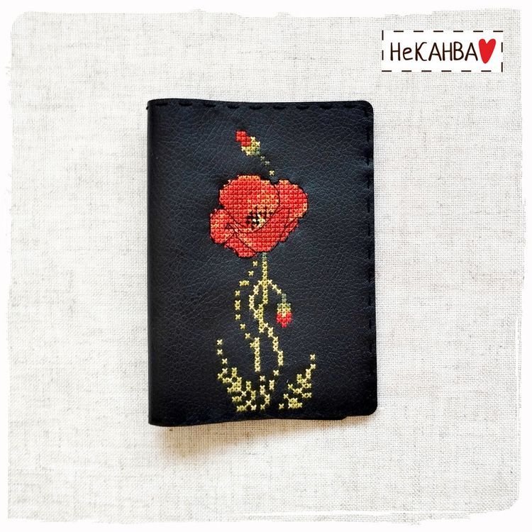 Набор для вышивания визитницы «Мак» — картинка 2