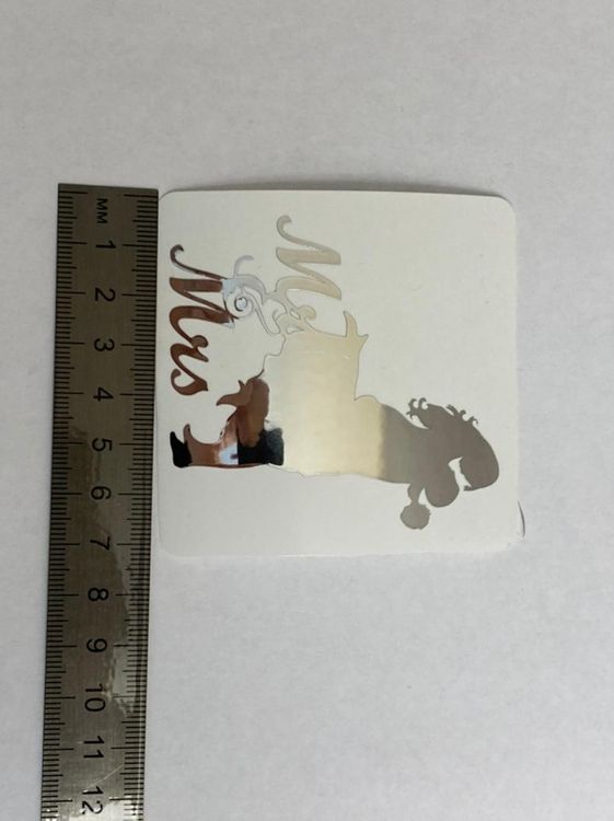 №514 Наклейка (Серебро) Sticker, Art Blong — картинка 3