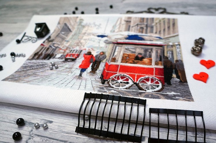 Набор для вышивания «Зима в городе» — картинка 3