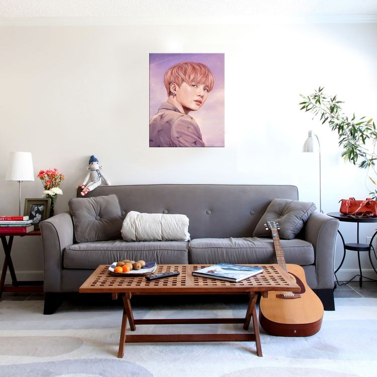 Картина по номерам «BTS Шуга» — картинка 4