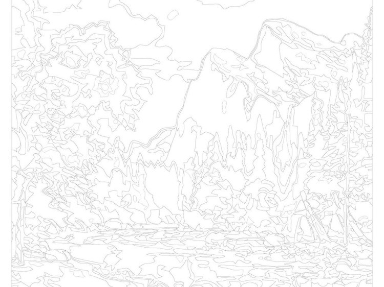 Картина по номерам «Красоты природы» — картинка 3