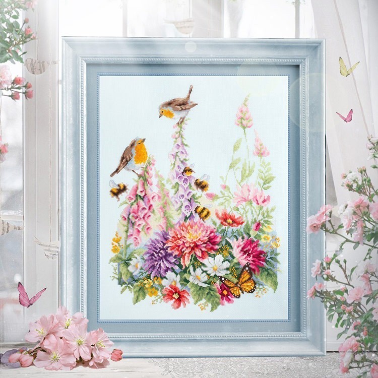 Набор для вышивания «Звонкие малиновки» — картинка 7