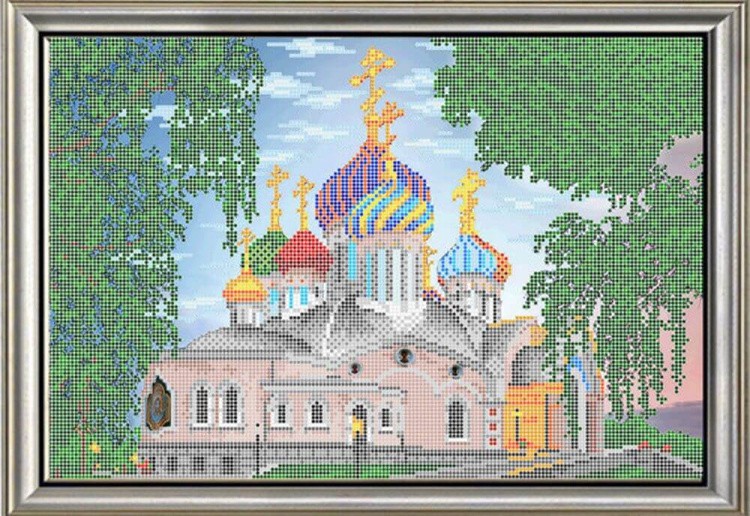 Рисунок на ткани «Церковь Святого Игоря Черниговского»