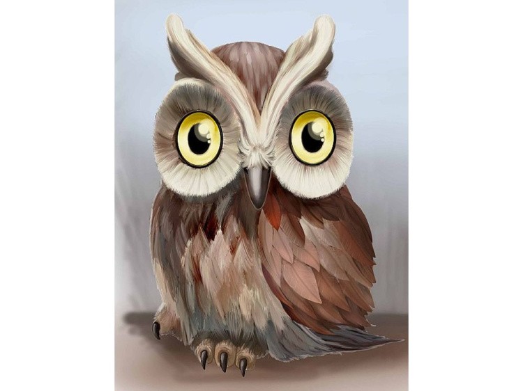 Фигурка для раскрашивания «Сова из чащи» — картинка 5