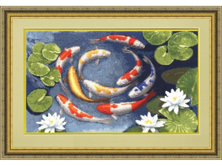 Набор для вышивания «Карпы кои» — картинка 2