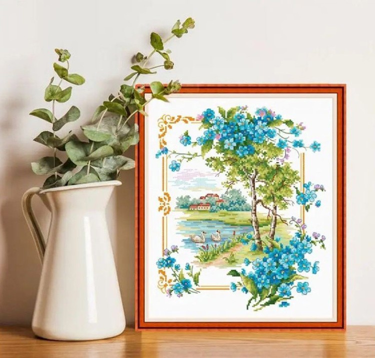 Набор для вышивания «Родные просторы. Незабудки» — картинка 12