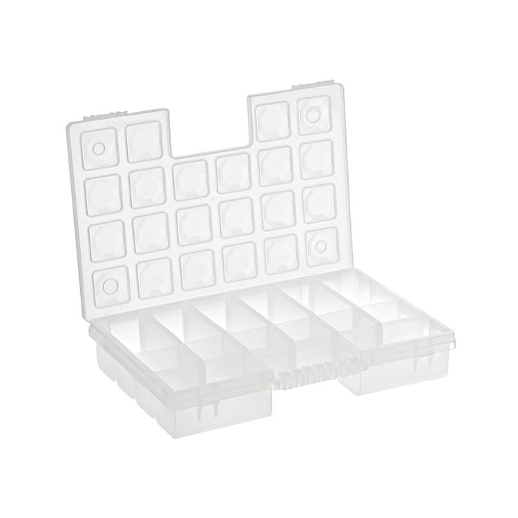 Коробка для швейных принадлежностей, пластик, цвет: салатовый, 20x28,5x5 см, Gamma — картинка 2