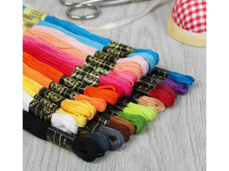 Набор ниток мулине для вышивания «Ленинградское мулине», 10 м, 25 шт. — картинка 3