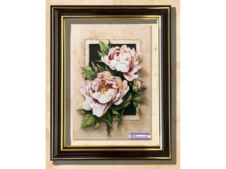 Папертоль «Винтажный пион» — картинка 2