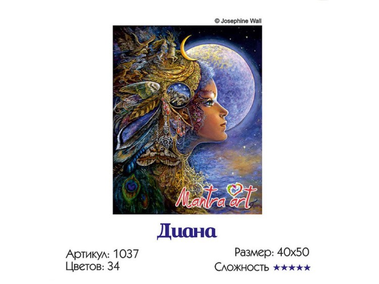 Картина по номерам «Диана» Жозефины Уолл — картинка 3