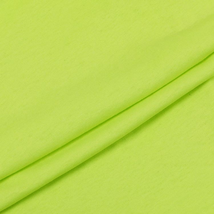 Ткань трикотаж Кулирка, опененд, 10 м x 200 см, 145 г/м², цвет: салатовый, TBY — картинка 3