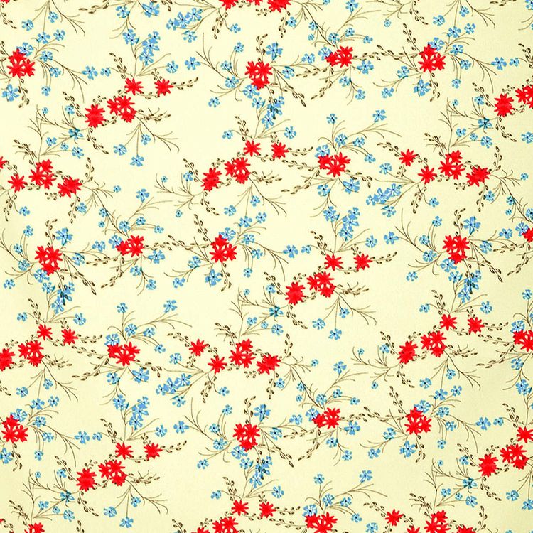 Ткань Софт, 5 м, ширина 150 см, 105 г/м2, цвет: светло-желтый, принт, TBY — картинка 3