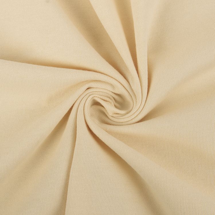 Трикотаж кукольный, 5 м x 165 см, 225 г/м2, 100% хлопок, цвет: №13 кремовый, Peppy — картинка 2