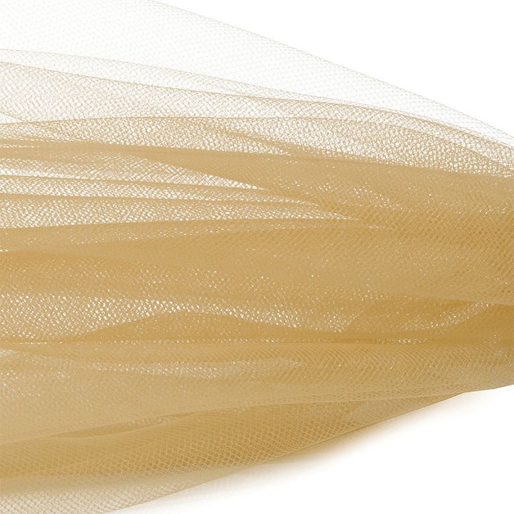 Еврофатин мягкий матовый Hayal Tulle, 5 м, ширина 300 см, 100% полиэстер, цвет: льняной, Hayal — картинка 2
