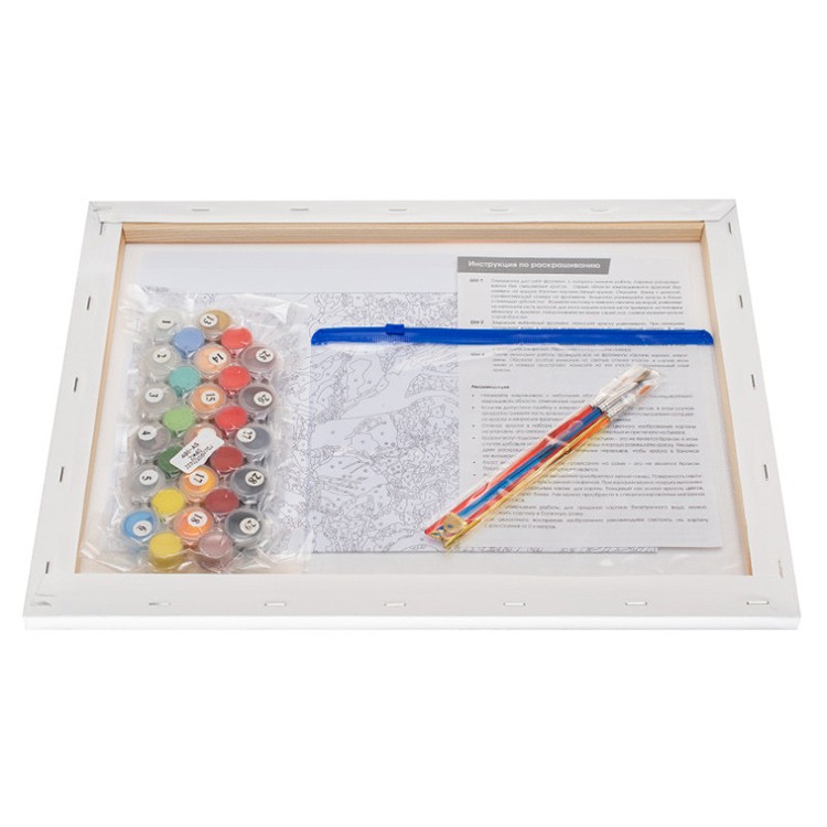 Картина по номерам «Осенний пленэр» — картинка 3