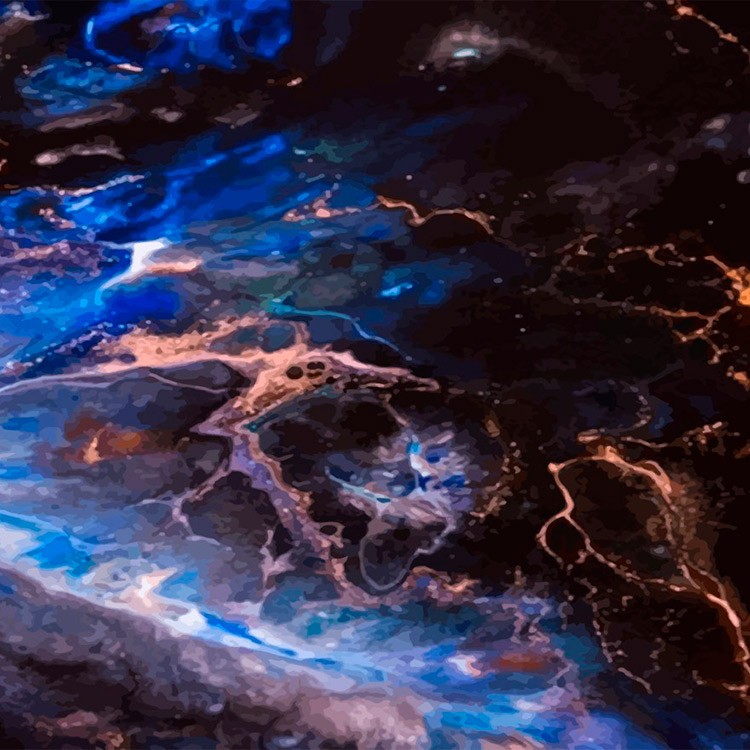 Набор для рисования жидким акрилом Флюид Арт «Космос» — картинка 4