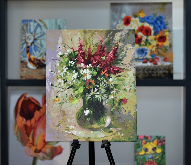 Картина по номерам «Июльский букет» — картинка 3