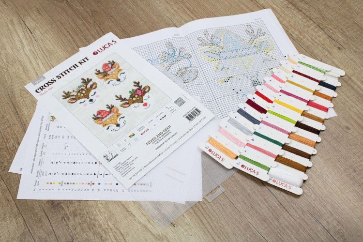 Набор для вышивания «Лисята и оленята» — картинка 2