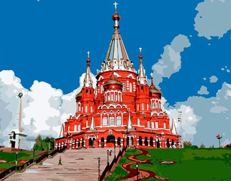Картина по номерам «Свято-Михайловский собор»