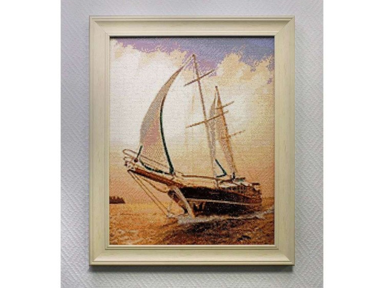 Алмазная вышивка «Быстрая яхта» — картинка 3