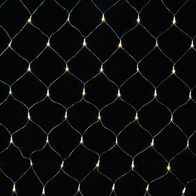 Электрогирлянда светодиодная «Сеть», 120 ламп, 1,5х1 м, цвет: теплый белый — картинка 7