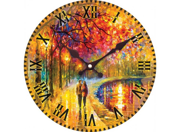 Часы настенные «Пара у озера»