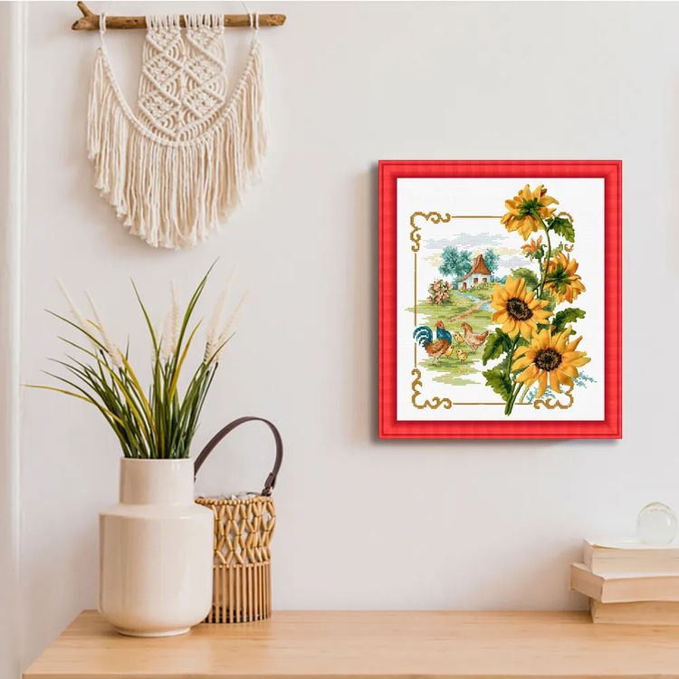 Набор для вышивания «Родные просторы. Подсолнухи» — картинка 9