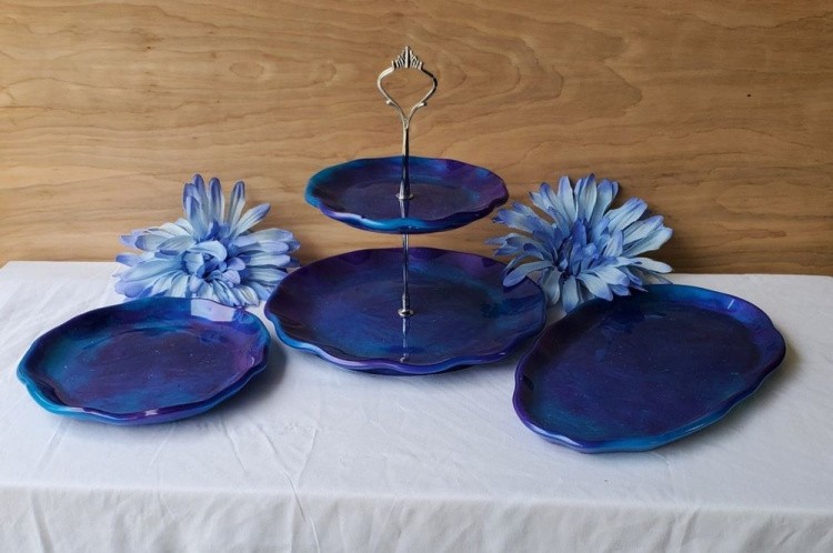 Силиконовый молд - Фруктовница, набор из 2 молдов — картинка 3