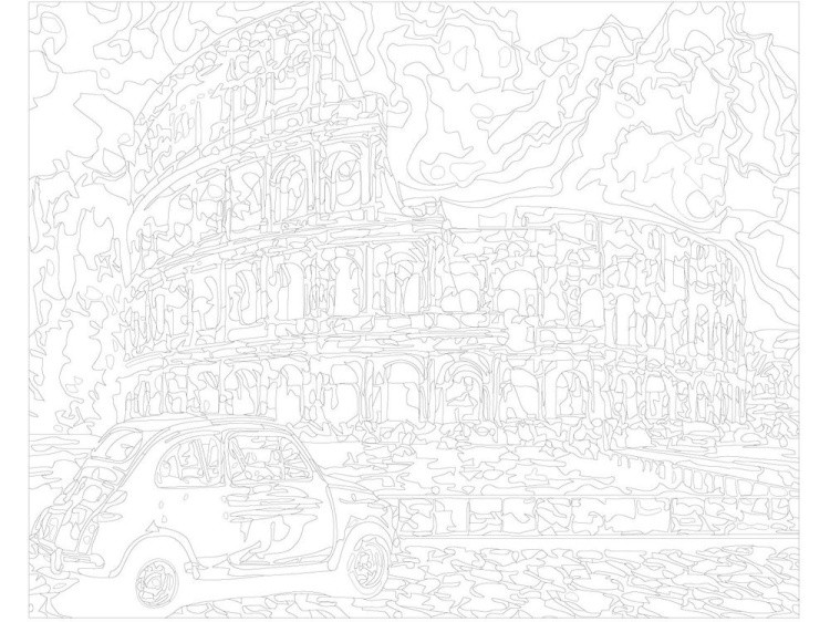 Картина по номерам «Колизей» — картинка 3