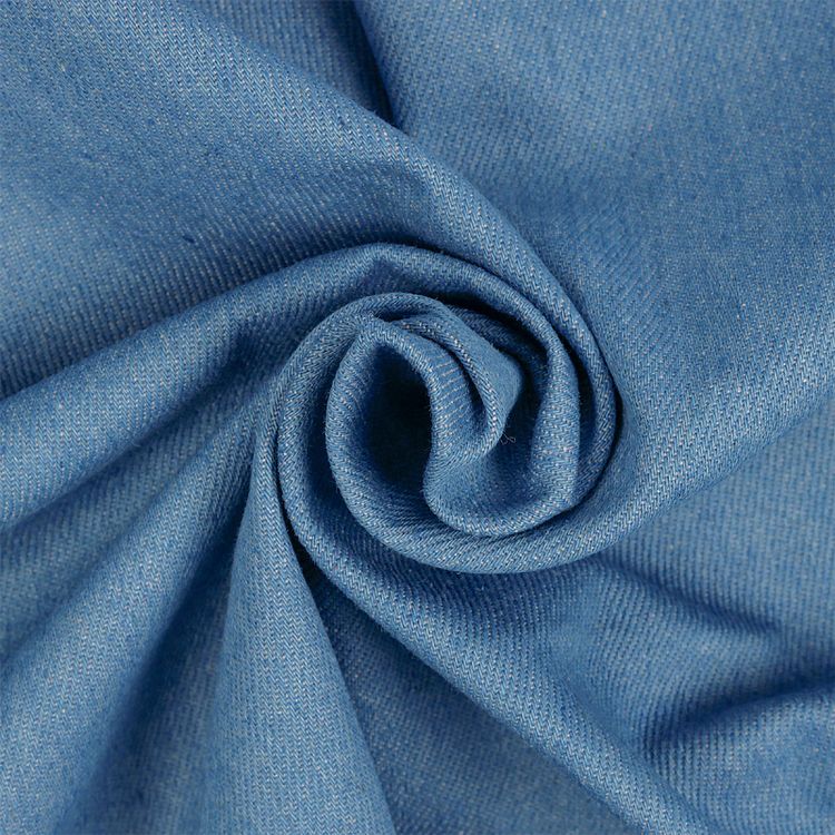 Ткань Джинс, 5 м x 150 см, 315 г/м², цвет: голубой, TBY
