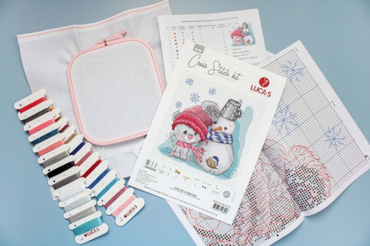 Набор для вышивания «Котёнок и его друзья» — картинка 2