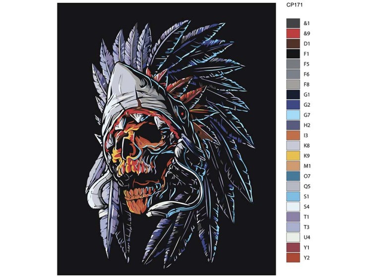 Картина по номерам «Шаман 2» — картинка 2