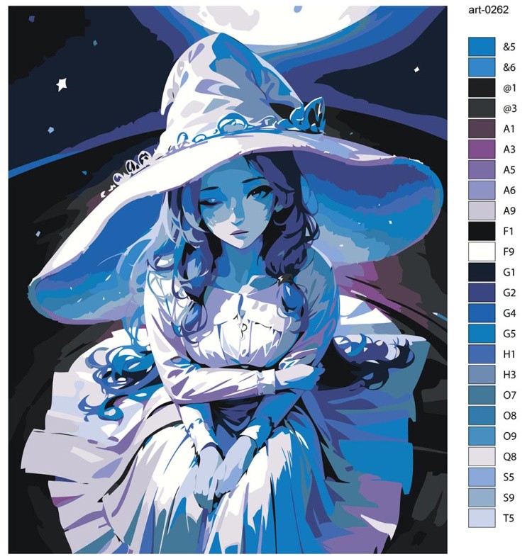 Картина по номерам «Элден Ринг Elden Ring: Ренни колдунья» — картинка 2