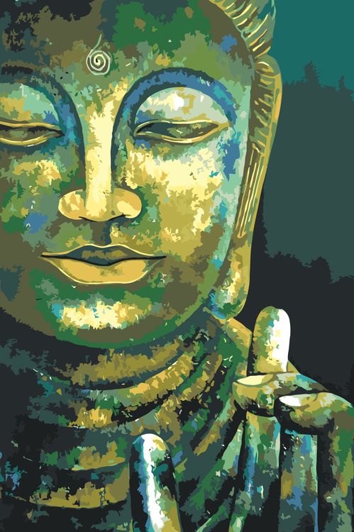 Картина по номерам «Будда 3»