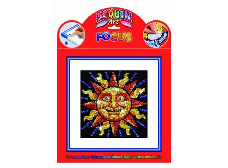 Мозаика из пайеток «Солнце» — картинка 2