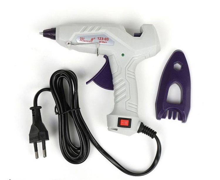 Клеевой пистолет d 7,2 мм, 20W, Maxwell Premium — картинка 3