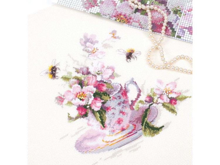 Набор для вышивания «Чашка с веткой яблони» — картинка 6