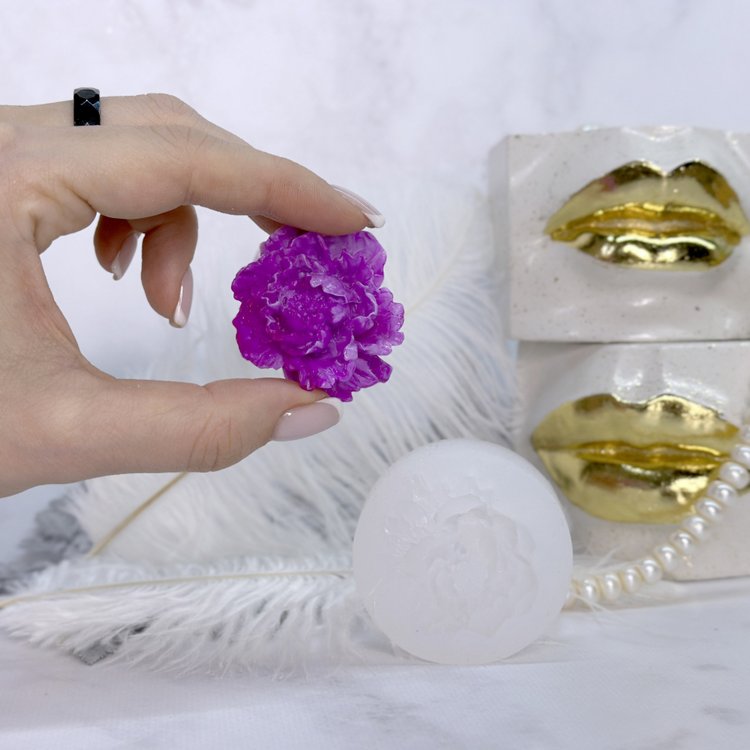 Силиконовый молд - Гвоздика, 4,8x4,1см, 1 шт. — картинка 2