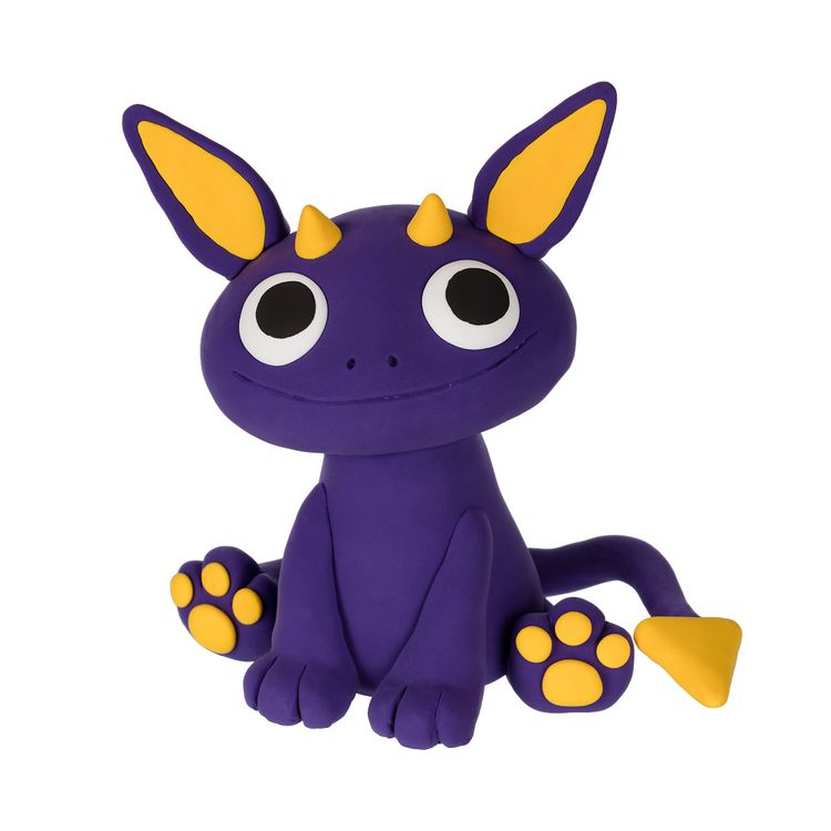 Мега набор легкого пластилина &quot;Большая игрушка. Монстрик большой», фиолетовый, 4 цв., Лео Играй — картинка 2